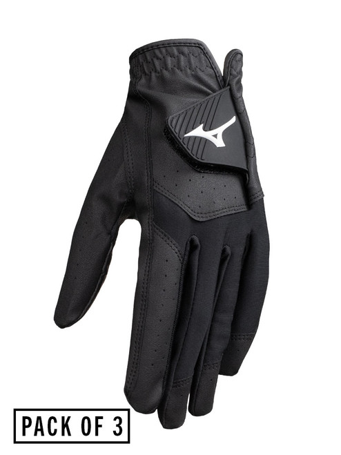 Mizuno Bioflex Golf Glove - 3 Pack Black 2020